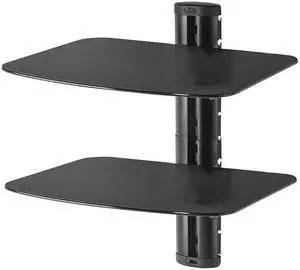 PEERLESS-AV ESHV30 A/V Wall Shelf with Glass (Dual Shelves) PEERLESS-AV ESHV30 A/V Wall Shelf with Glass (Dual Shelves)
