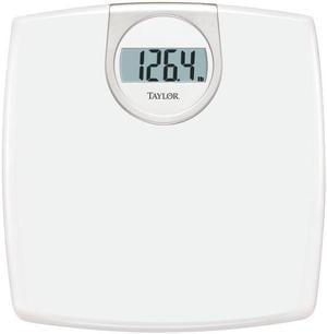 Taylor Weight Tracking Glass Body Scale in Silver 500lb Capacity