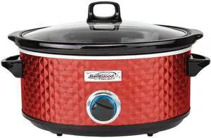 BRENTWOOD(R) APPLIANCES SC-157R 7-Quart Slow Cooker (Red)