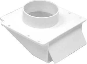 Lambro 143W 4" White Plastic Under Eave Vent, White Lambro 143W 4" White Plastic Under Eave Vent, White