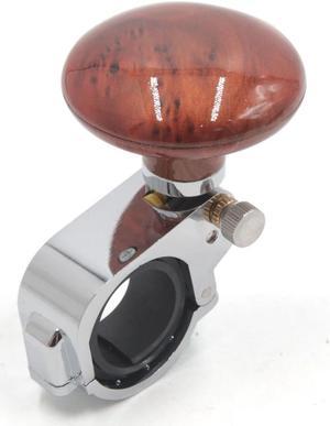 Mahogany Tone Anti-slip Steering Wheel Knob Auxiliary Booster Ball for Car