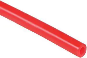 Silicone Tubing, 5mm ID x 9mm OD 3.3ft Rubber Tube High Temp for Pump Transfer, Red