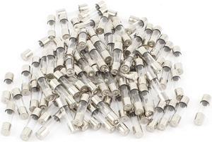 Unique Bargains 100 Pcs 250V 6.3A F6.3AL Quick Fast Blow Glass Tube Fuses 5 x 20mm