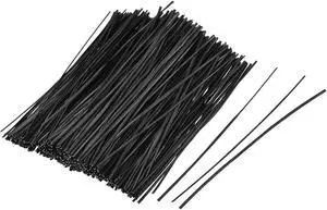 4 Inches Plastic Twist Ties Reusable Cable Cord Wire Ties Black 500pcs