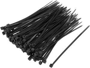 Cable Zip Ties 100mmx2.5mm Self-Locking Nylon Tie Wraps Black 1000pcs