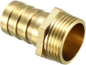 Brass Barb Hose Fitting Connector Adapter 25mm Barbed x 1 PT Male Pipe