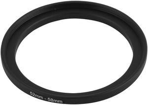 Unique Bargains Camera 52mm-58mm Adapter Ring Step up Filter Holder Blk