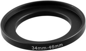 Replacement 34mm-46mm Camera Metal Filter Step Up Ring Adapter