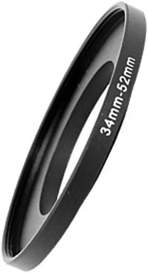 Camera Lens Filter Step Up Ring 34mm-52mm Adapter