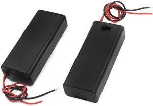 2 PCS ON/OFF Switch 2 x 1.5V AAA Battery Holder Case Containers Box