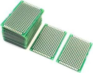 a14041800ux1143 25Pcs Double Sided Protoboard Prototyping Pcb Board 4cm x 6cm