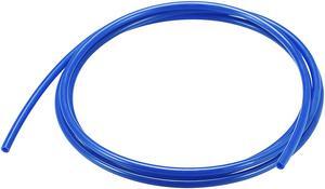 Nylon Line Hose Tube, 4mm(0.15") ID x 6mm(0.23") OD 2m PA12 Nylon Tube for Air Line Brake Fluid Transfer Blue