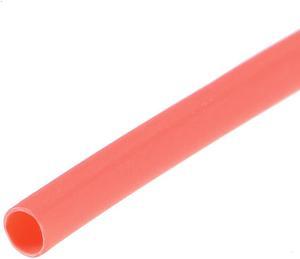 Heat Shink Tubing, 1/16"(1.5mm) Dia 3.4mm Flat Width 2:1 Ratio Shrinkable Tube Cable Sleeve 10ft - Red