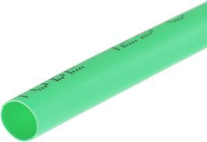 Heat Shink Tubing, 4mm Dia 7mm Flat Width 2:1 Ratio Shrinkable Tube Cable Sleeve 10ft - Green