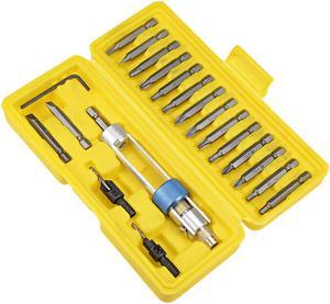 Screwdriver Set, 20 in 1 Magnetic Driver Bit Set, CrV Material Box-Packed Screw Driver Tool Bits, 1/4 Inch Hex Shank Screwdriver Tools Kit