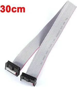 2.54mm Pitch 2x7Pin Female to Female 14 Wire IDC Flat Ribbon Cable 300mm 12-inch