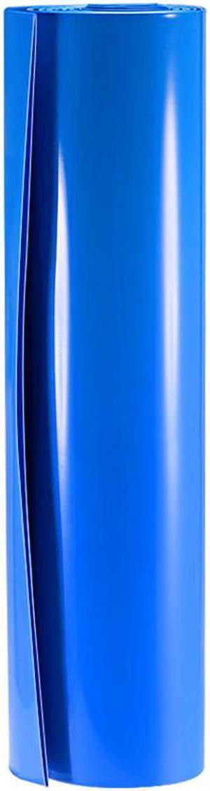 Battery Wrap, 300mm Flat Width 191mm Dia 2m PVC Heat Shrink Tube Wraps for Big Battery Pack Blue