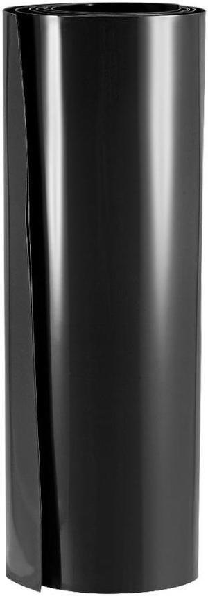 Battery Wrap, 210mm Flat Width 133mm Dia 1m PVC Heat Shrink Tube Wraps for Big Battery Pack Black