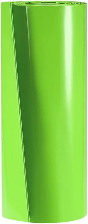 Battery Wrap, 240mm Flat Width 153mm Dia 3 Meters PVC Heat Shrink Tube Wraps for Big Battery Pack Green