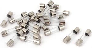 20 Pcs 5mm x 20mm Fast Blow Type Cartridge Glass Tube Fuses 250V 3.15A