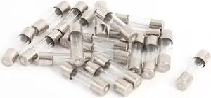 20Pcs 250V 12A F12AL Quick Blow Glass Tube Fuses 5 x 20mm