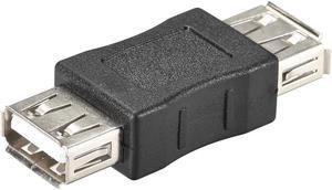 USB a Female to Female Extension Connector, USB Female to Female Coupler, USB Type-A to USB Type-A Female Extender 2pcs