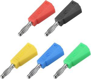 4mm Banana plugs Speaker Wire Cable Plugs Connectors 5 Colors 20A Jack Connector 5pcs