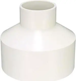 100mm x 50mm PVC Reducing Coupling Hub by Hub Pipe Fitting Adapter Connector
