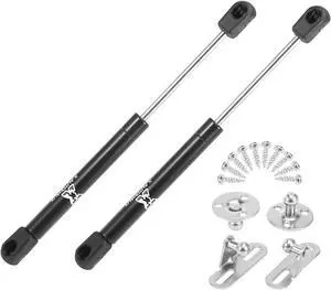 2pcs 10inch 40Lb/178N Black Universal Gas Spring Shock Lift Supports Gas Struts for RV Car Boat