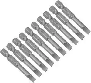 20pcs 50mm Long 1/4" Hex Shank T20 Torx Screwdriver Bits S2 High Alloy Steel