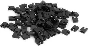 Unique Bargains 180 Pcs 2.54mm Standard PCB Shunts Short Mini Micro Jumper Cap