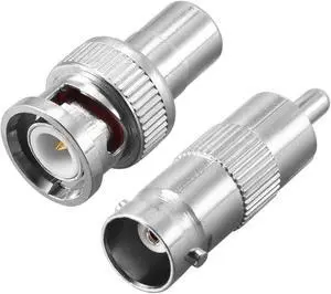 BNC RCA Jack Adapter Connector for CCTV Camera, BNC Male to RCA Female 5pcs & BNC Female to RCA Male 5pcs