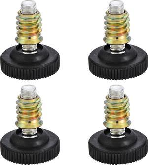 M8 Furniture Leveler Threaded Insert Nut Kit 29x34mm Adjustable Leveling Legs for Tables Chairs Cabinets 4 Sets