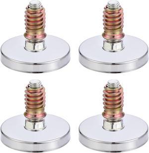 M8 Furniture Leveler Threaded Insert Nut Kit 43x42mm Adjustable Leveling Legs for Tables Chairs Cabinets 4 Sets