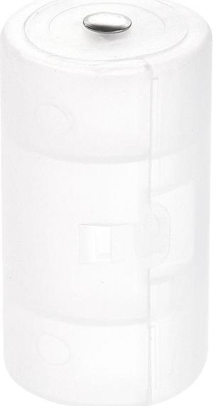 AA to D Size Battery Adapter, Battery Converter Holder, Metal Contacts Clear 4 Pcs
