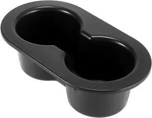 Rear Seat Cup Holder Dual Drink Cup Holder for Dodge for Ram 1500 2500 3500 4500 5500 2002-2020 5HD65DX9AC Black