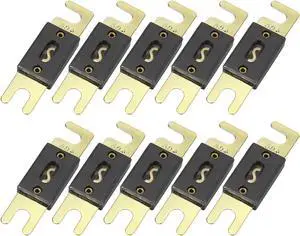 10pcs Fuse Replacement 80A ANL Fuses for Car Truck Motorcycle Boat Audio CDs