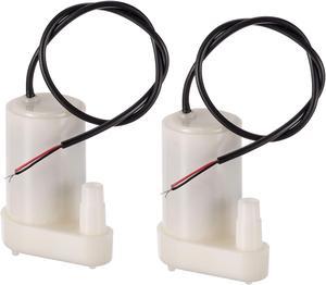 Micro Submersible Mini Water Pump DC 4.5V Vertical Style for Plant Watering, Pack of 2