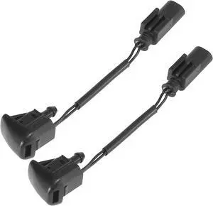 2pcs Windshield Washer Nozzles Spray Jet Replacement Left Right for BMW 6 Series 2004-2010 61667054445