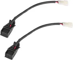 2pcs Windshield Washer Nozzles Spray Jet Left or Right 6E0955986B/A with Heated for VW Touareg 2002-2010