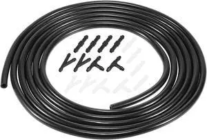 Universal Car Windshield Washer Hose Kit 300cm 10ft Windshield Washer Fluid Hose with Connectors