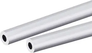 6063 Aluminum Round Tube 10mm OD 5mm Inner Dia 250mm Length Pipe Tubing 2 Pcs
