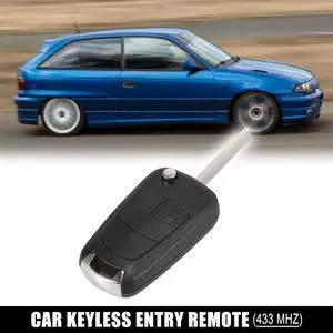 Replacement Keyless Entry Remote Car Key Fob 433MHz for Vauxhall Corsa D 2007-2014 for Vauxhall Meriva B 2010-2014