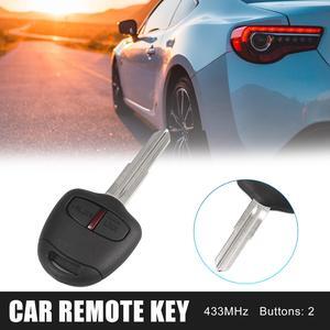 2 Key Buttons 433MHz Fob Entry Car Remote Key Replacement for Mitsubishi L200 Shogun Pajero Triton 2006-Up