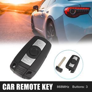 3 Key Buttons 868MHz Fob Entry Car Remote Key Replacement KR55WK49127 for BMW 3 5 7 X5 X6 Series E90 E92 E93