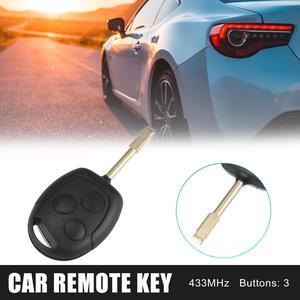 3 Key Buttons 433MHz Fob Entry Car Remote Key Replacement for Ford Focus Fiesta Fusion Transit Connect