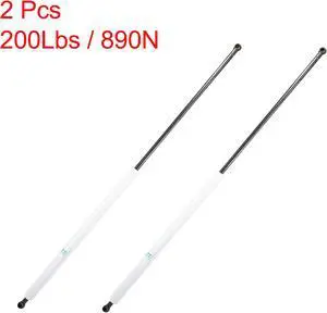 2pcs 28inch 200Lbs/890N White Universal Lift Supports Struts Shocks Gas Spring for Car Boat RV