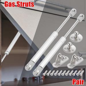Pair 150N/33Lbs Universal Gas Struts Shocks Lift Supports Struts Silver Tone for Car Truck RV Boat