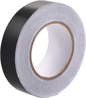 25mm Aluminum Foil Tape High Temperature Tape for HVAC, Sealing, Patching Hot and Cold Air Ducts Single Sided Adhesive Tape 50m/164ft Black