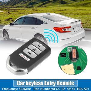 4 Button Car Keyless Entry Remote Control Replacement Key Fob Proximity Smart Fob KR5V2X for Honda Civic 2016-2019 433MHz 47 Chip